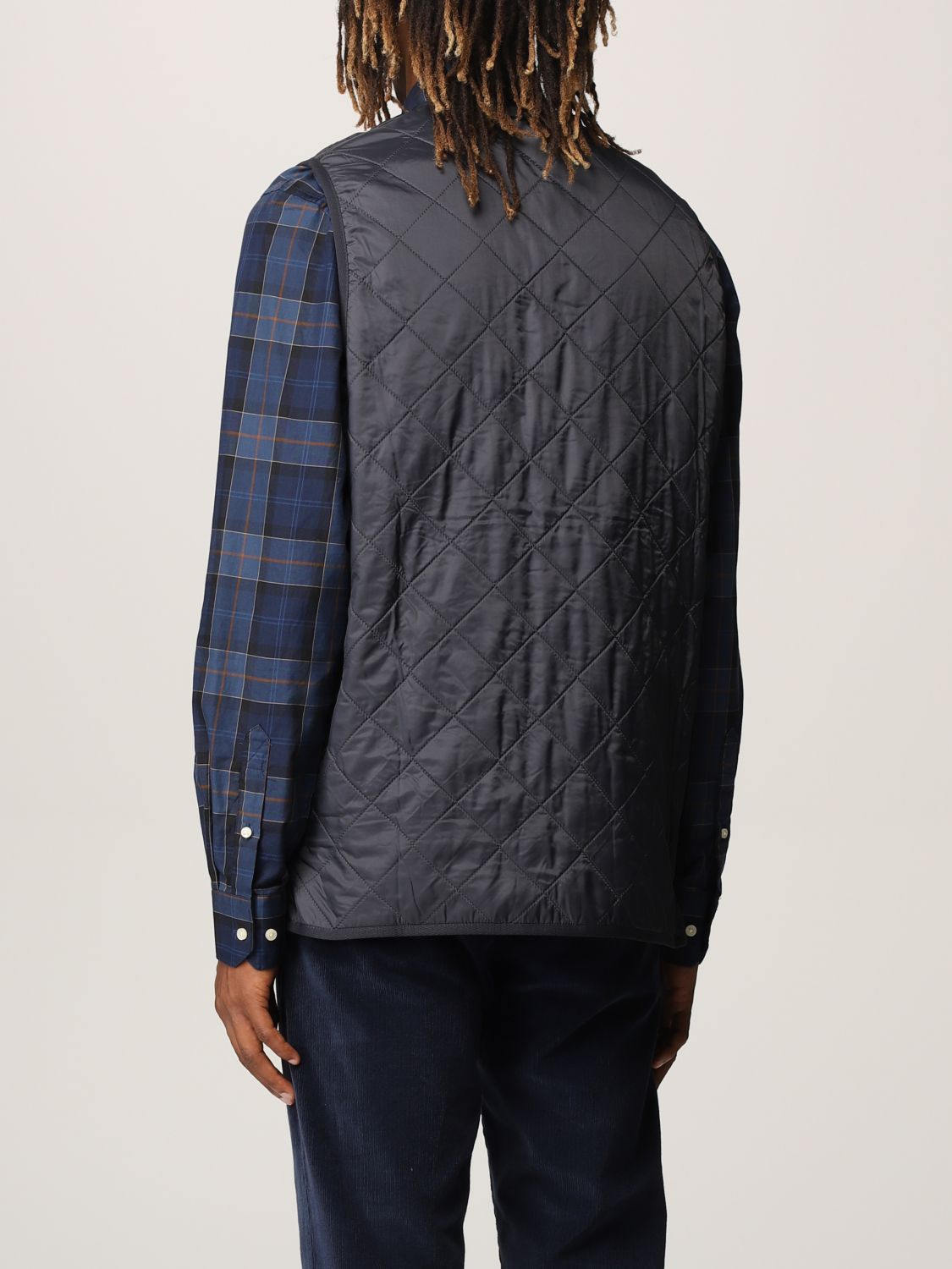 Waistcoat Men colour Blue
