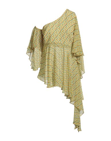 Woman Top Yellow Size 8 Polyamide