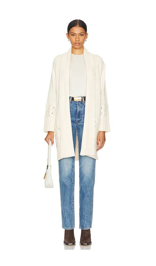 House of Harlow 1960 CARDIGAN JEM in Ivory. Größe S. Also in L