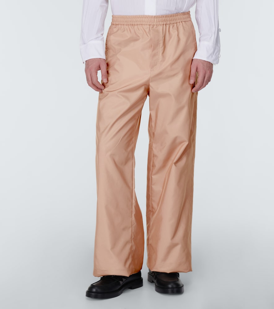 Wide-leg track pants