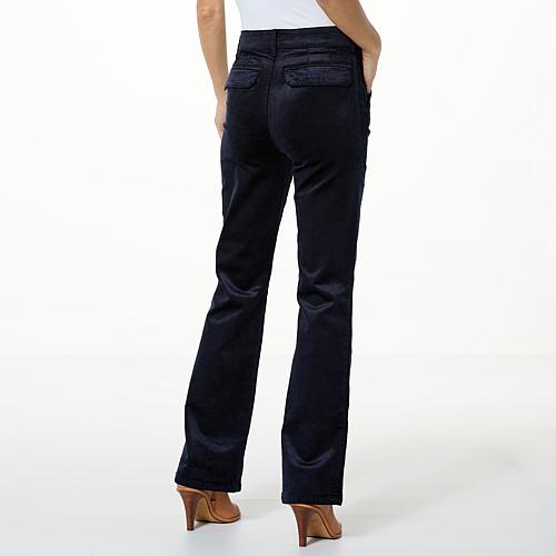 """Ab""solution® Itty Bitty More Boot Corduroy Trouser - Ivory/Off White