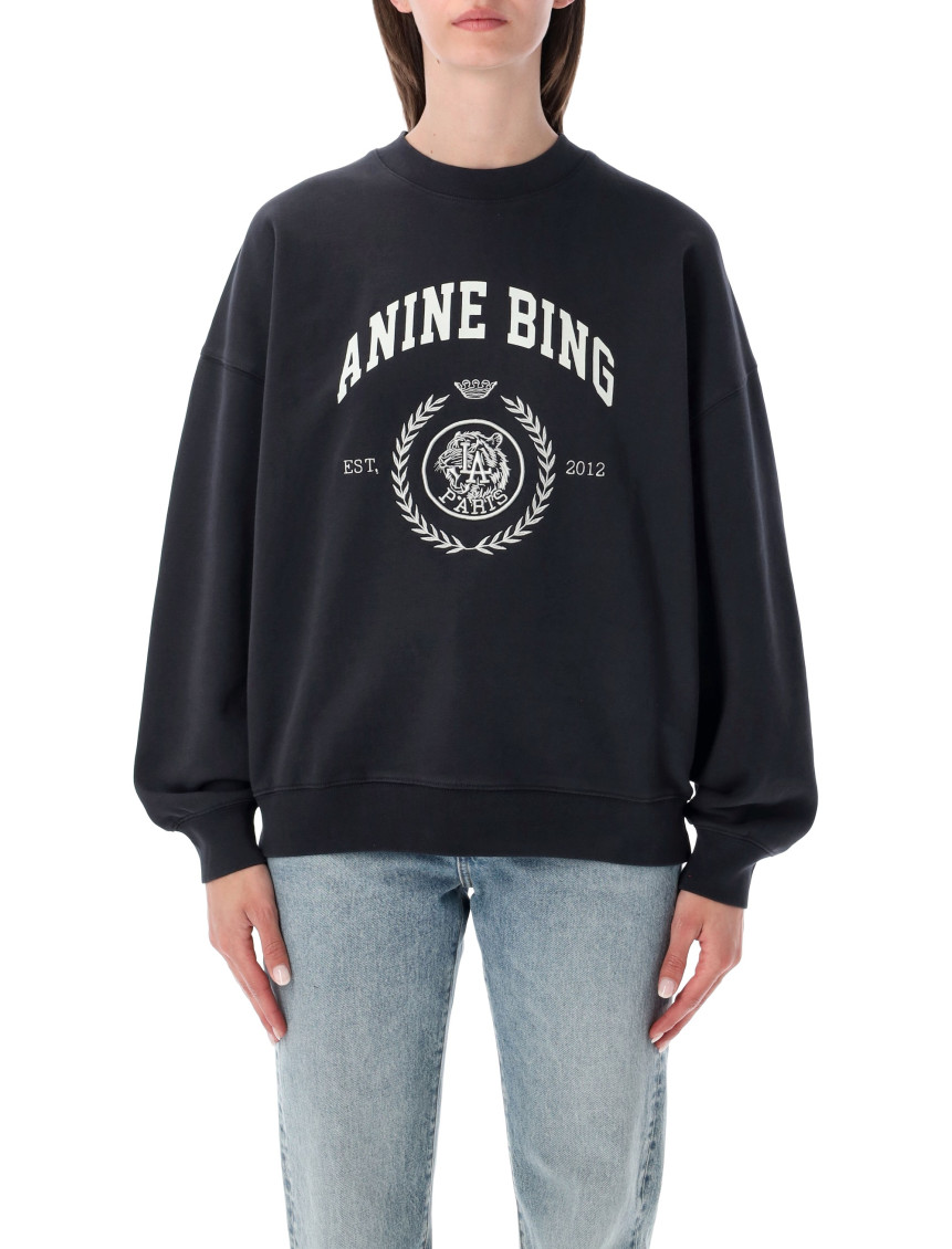 Black Graphic Sweatshirt