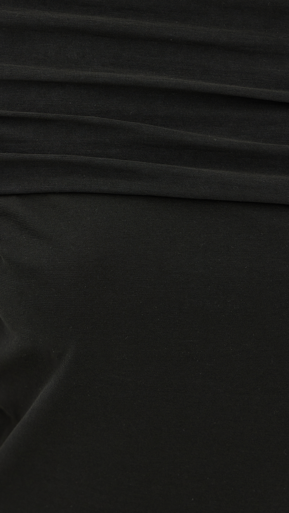 Short Sleeve Twisted Top Black
