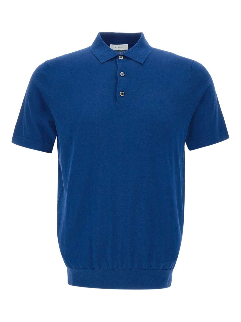 Cotton polo shirt - Blue
