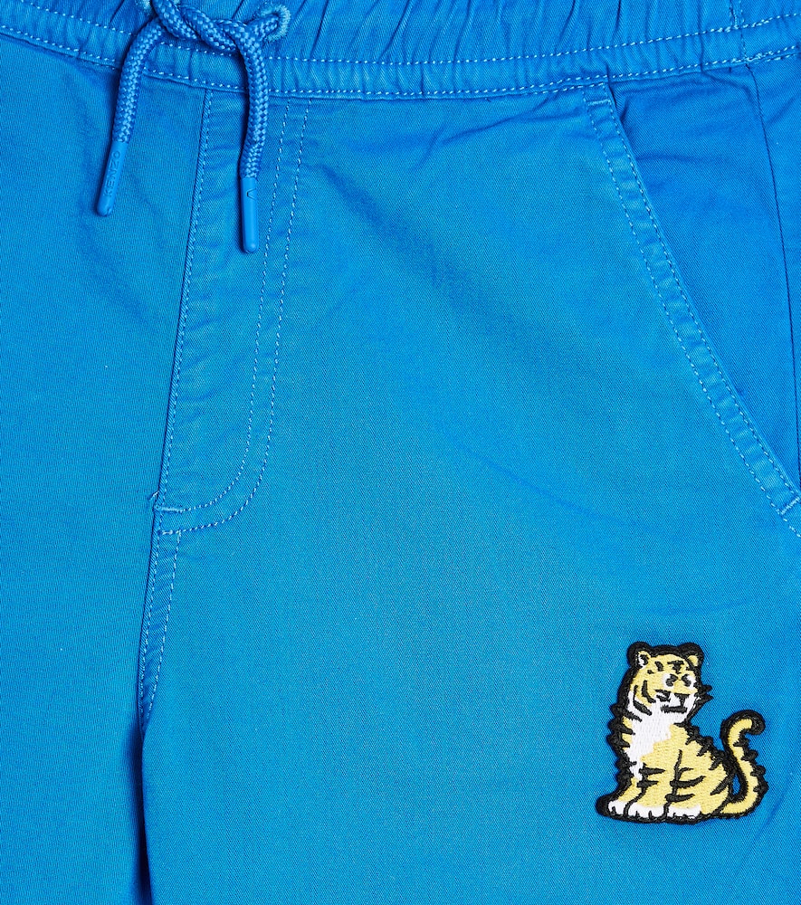 Kenzo Kids Cotton jersey Bermuda shorts
