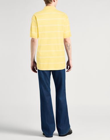Man Polo shirt Yellow Size XXL Cotton