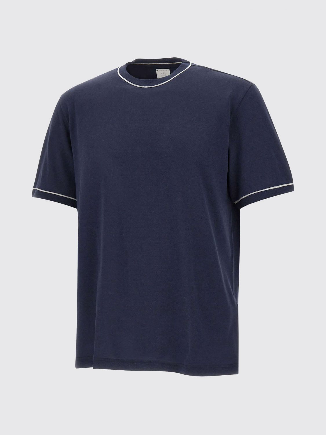 Crew-neck cotton T-shirt - White
