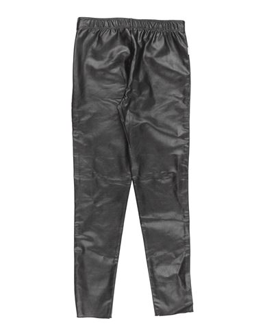 Kid Girl Pants Black Size 14 Polyester, Polyurethane coated