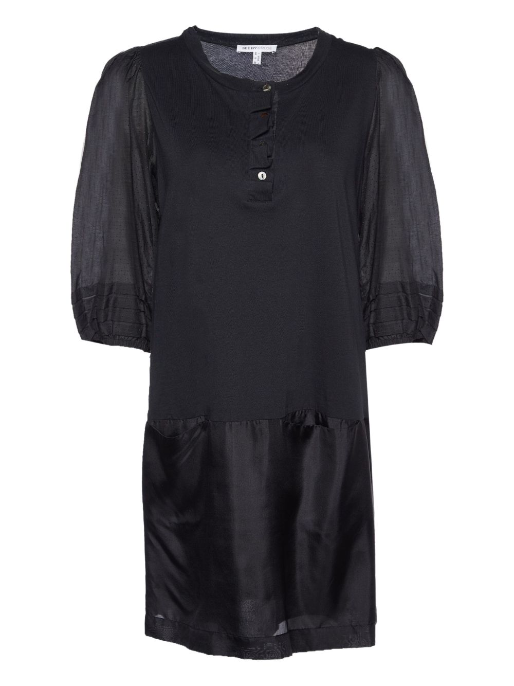 Cotton dress - Black