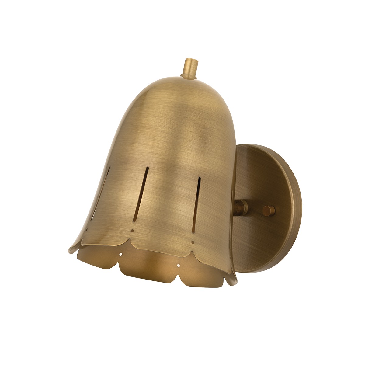 Patina Brass Wall Sconce from the Basil Collection