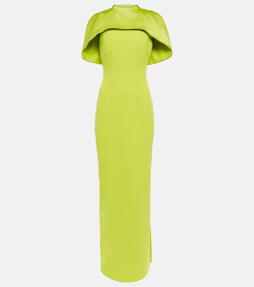 Kalika crêpe gown