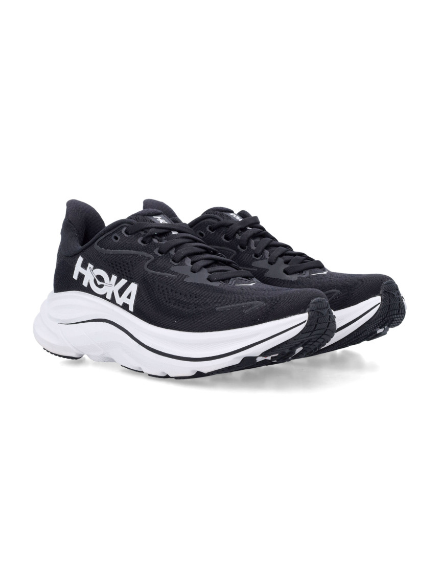 BlackWhite Logo Sneakers