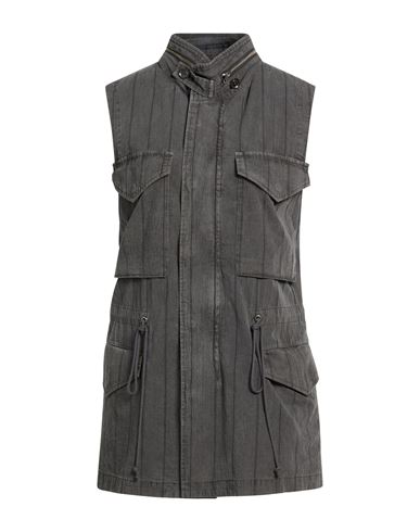 Woman Vest Charcoal Size 1 Cotton