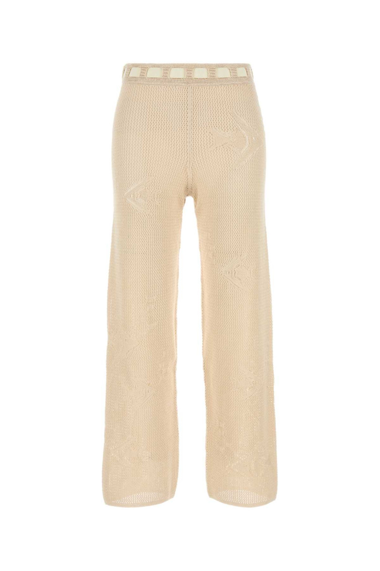 Beige Crochet Pant