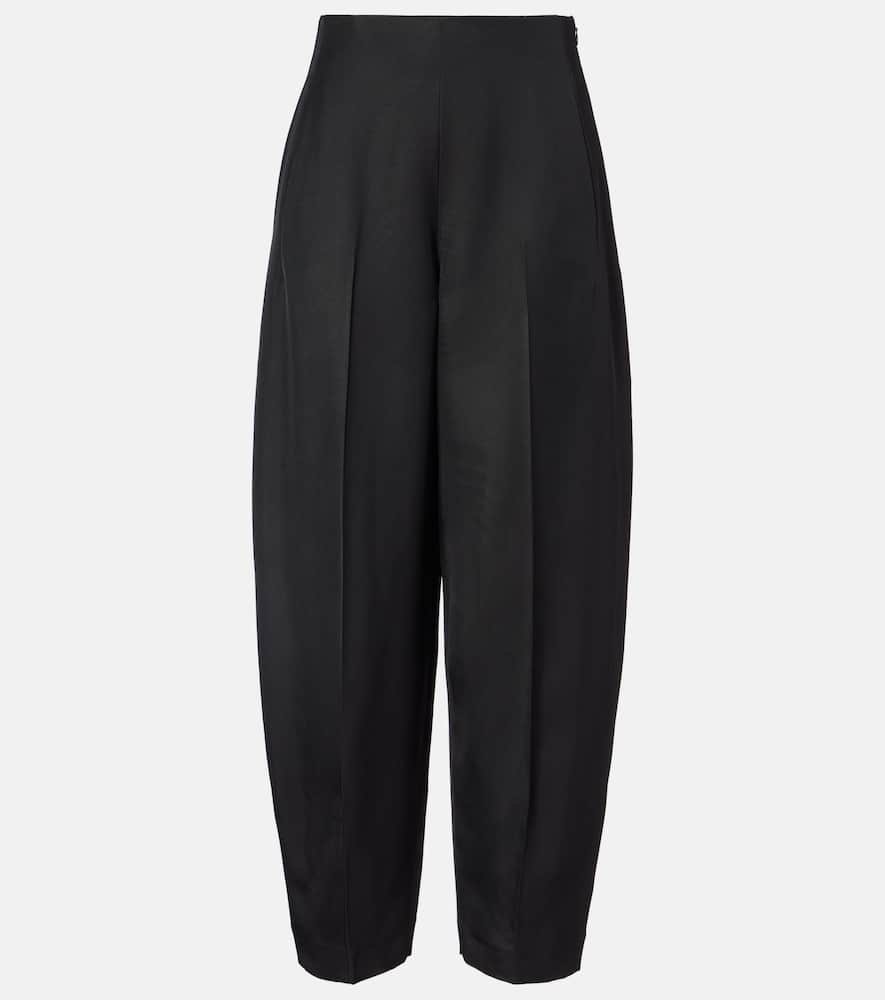 Yvette barrel-leg pants