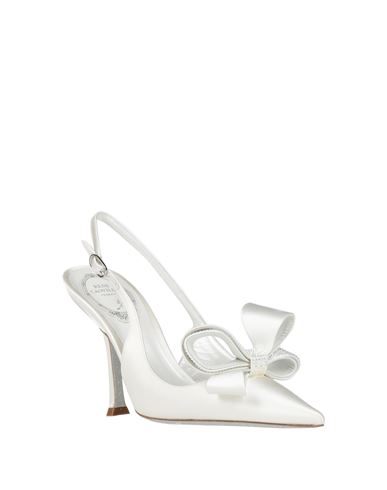 Woman Pumps White Size 10 Textile fibers