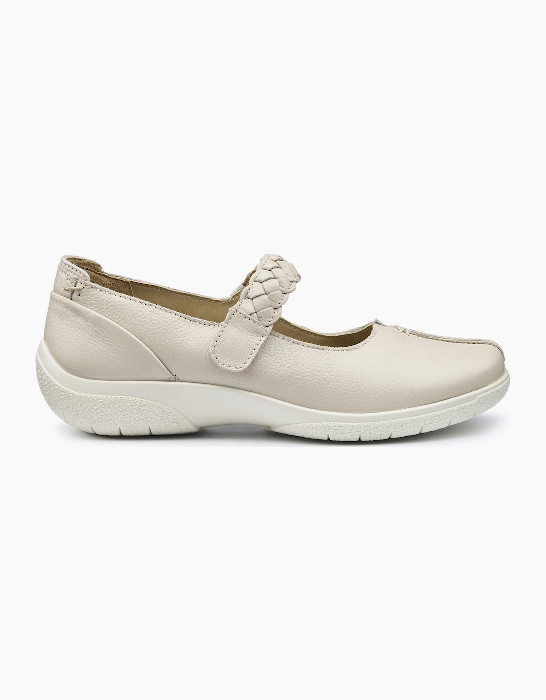 Hotter Women's Shake II Womens Extra Wide Mary Jane Shoes - Tan