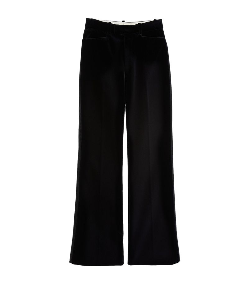 구찌 여성 Velvet Flared Trousers