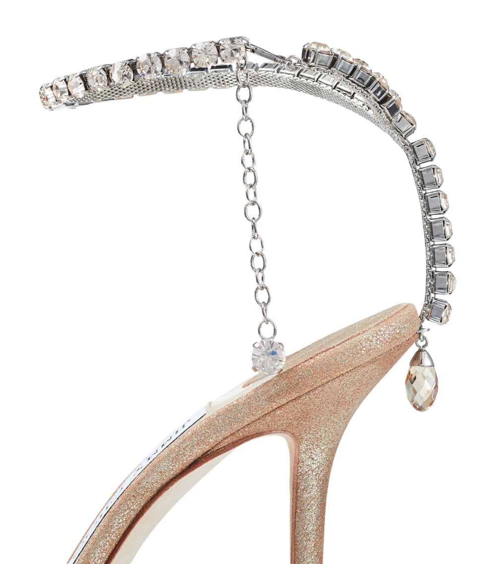 Saeda 100 Crystal-Embellished Pumps