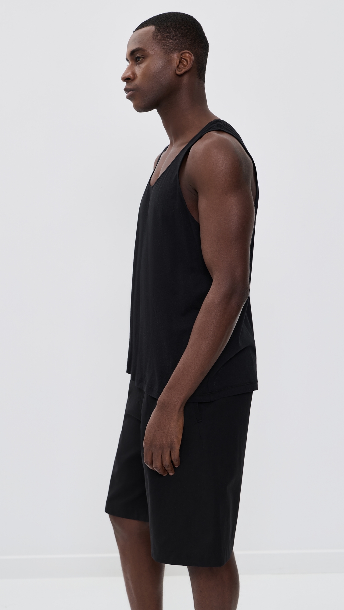 Lightweight Cotton Tank Raven Mist Airveil Cotton
