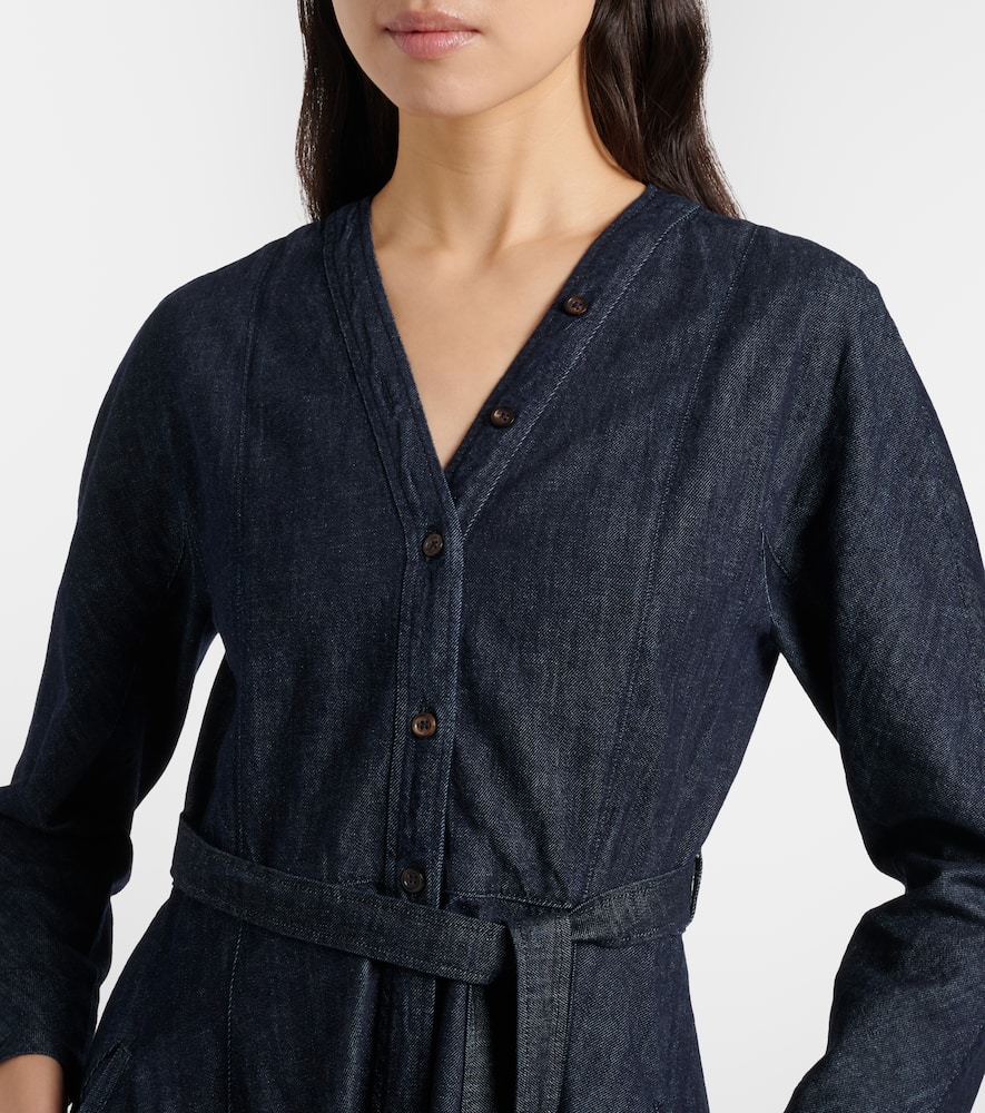Ambra denim wrap dress