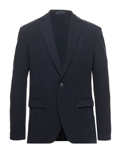 Man Blazer Midnight blue Size S Polyester, Viscose, Elastane