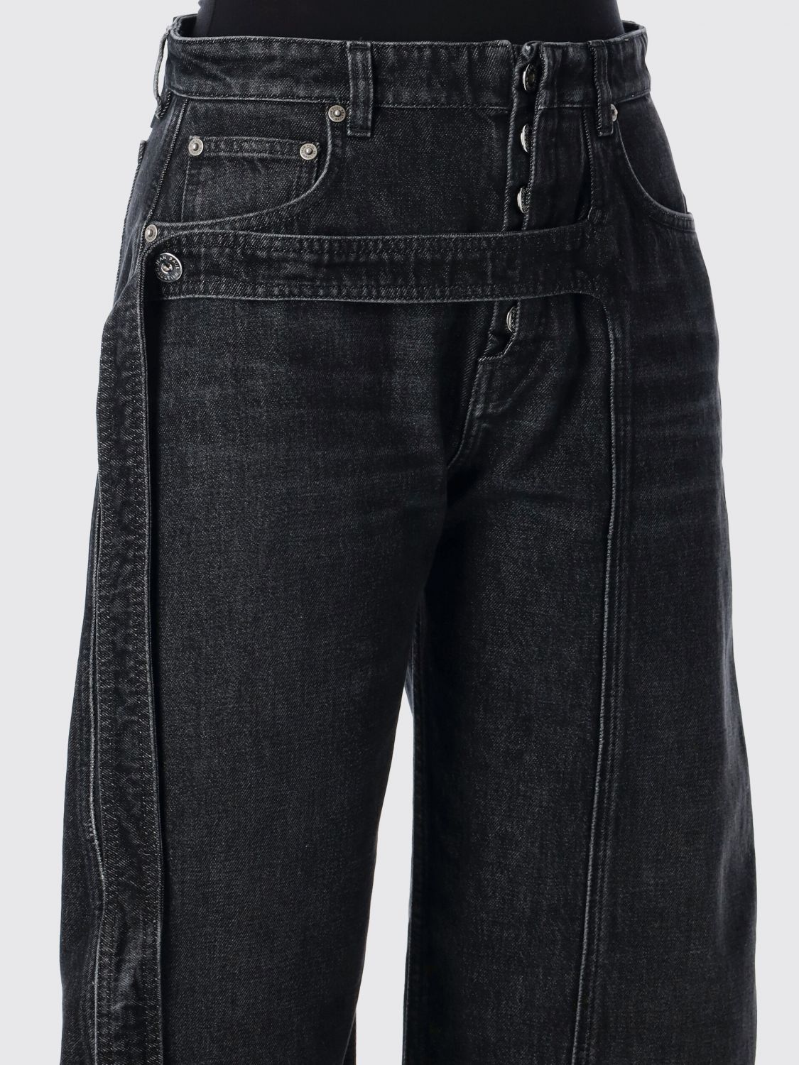 Jeans Woman color Black