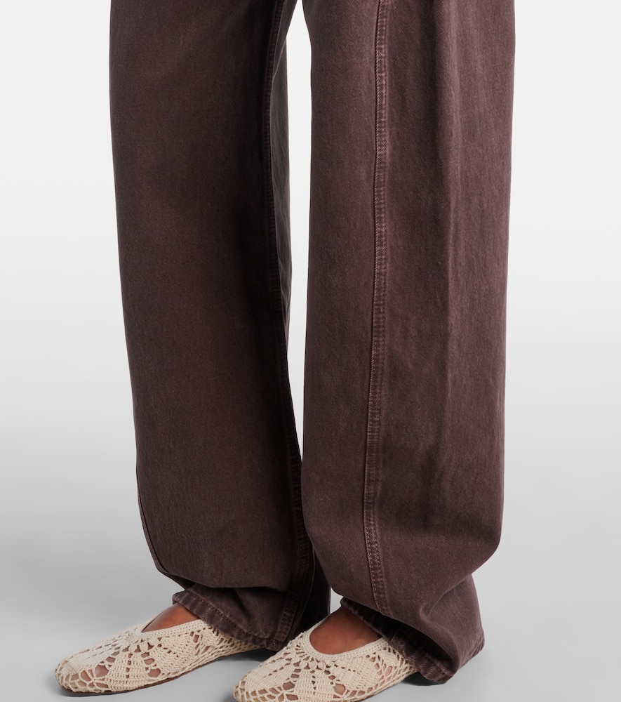 High-rise balloon jeans