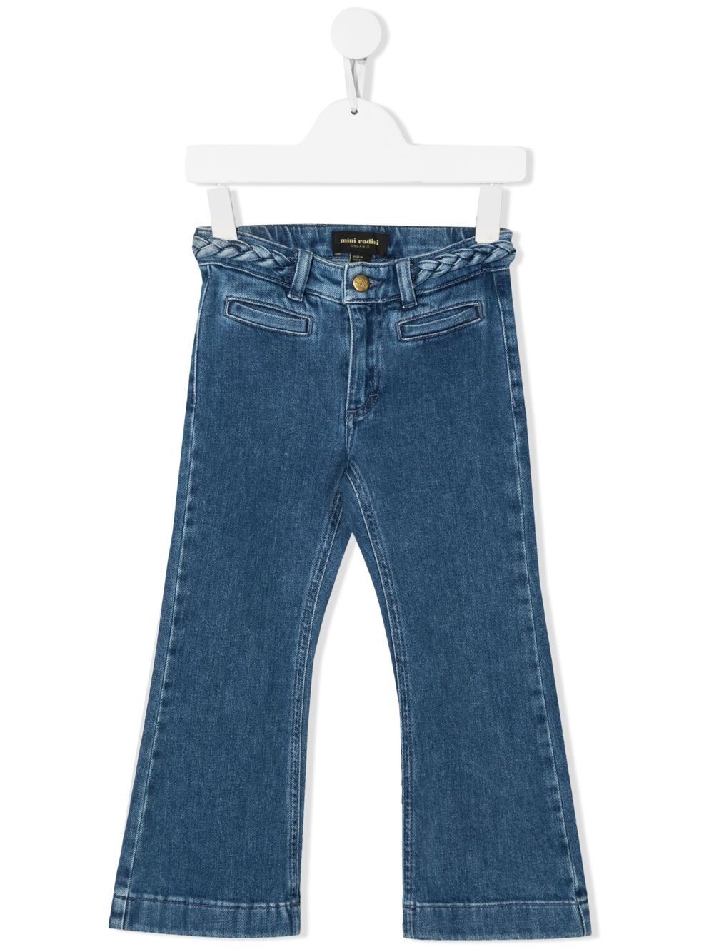 Mid-rise straight jeans - Blue