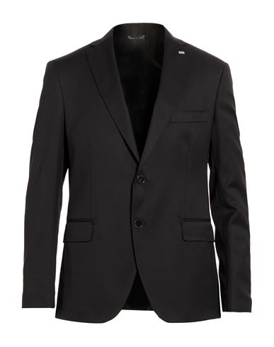 Man Blazer Black Size 40 Wool