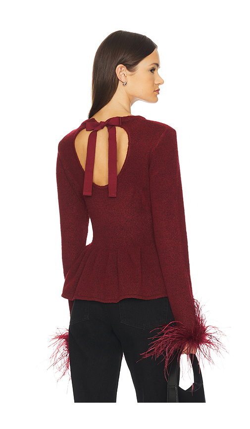 SAYLOR Jovi Sweater in Wine. S also in L