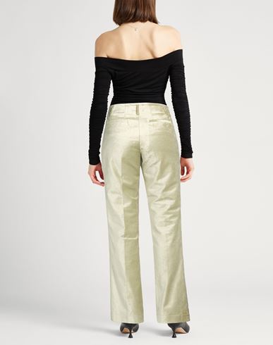 Forte_forte Woman Pants Sage green Size 0 Cotton, Viscose, Elastane