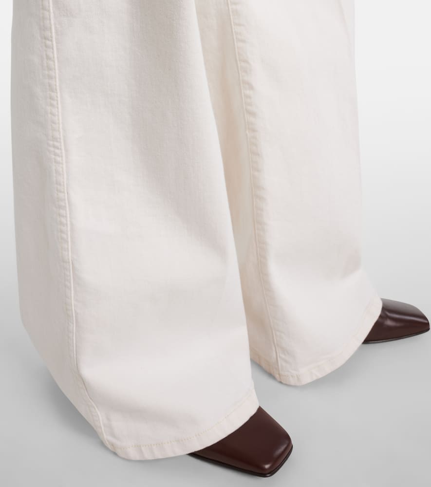 Abbey high-rise wide-leg jeans