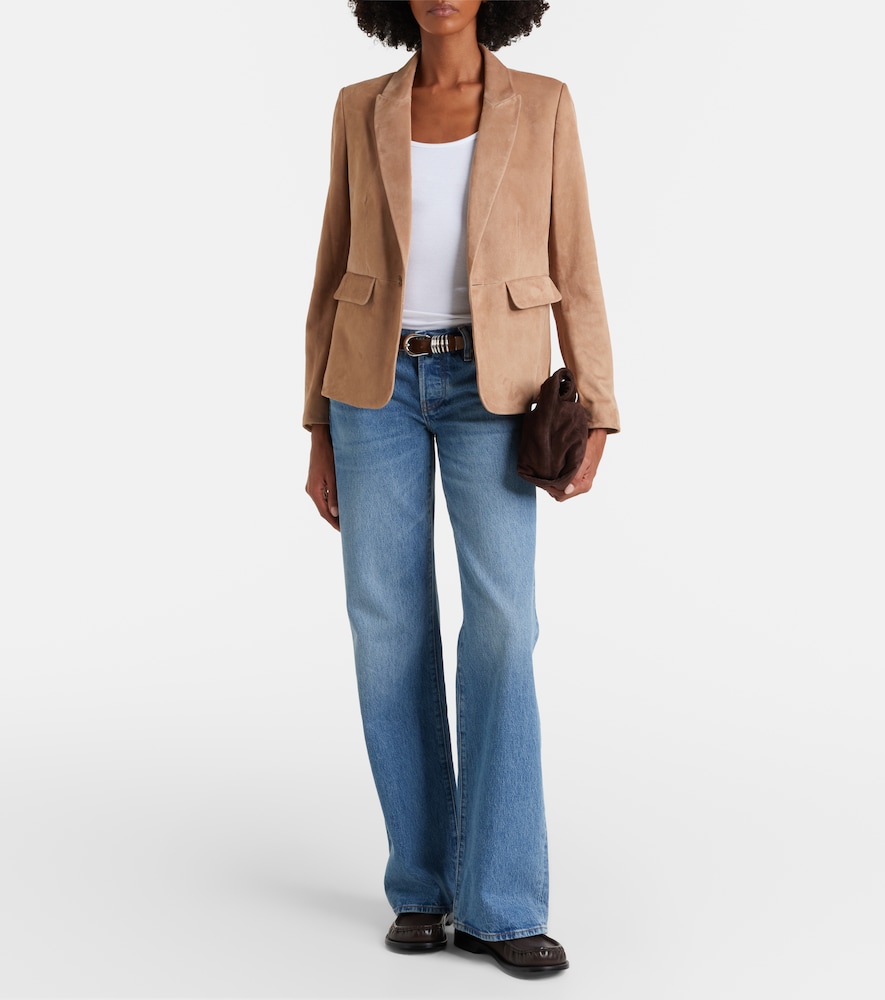 Suede blazer