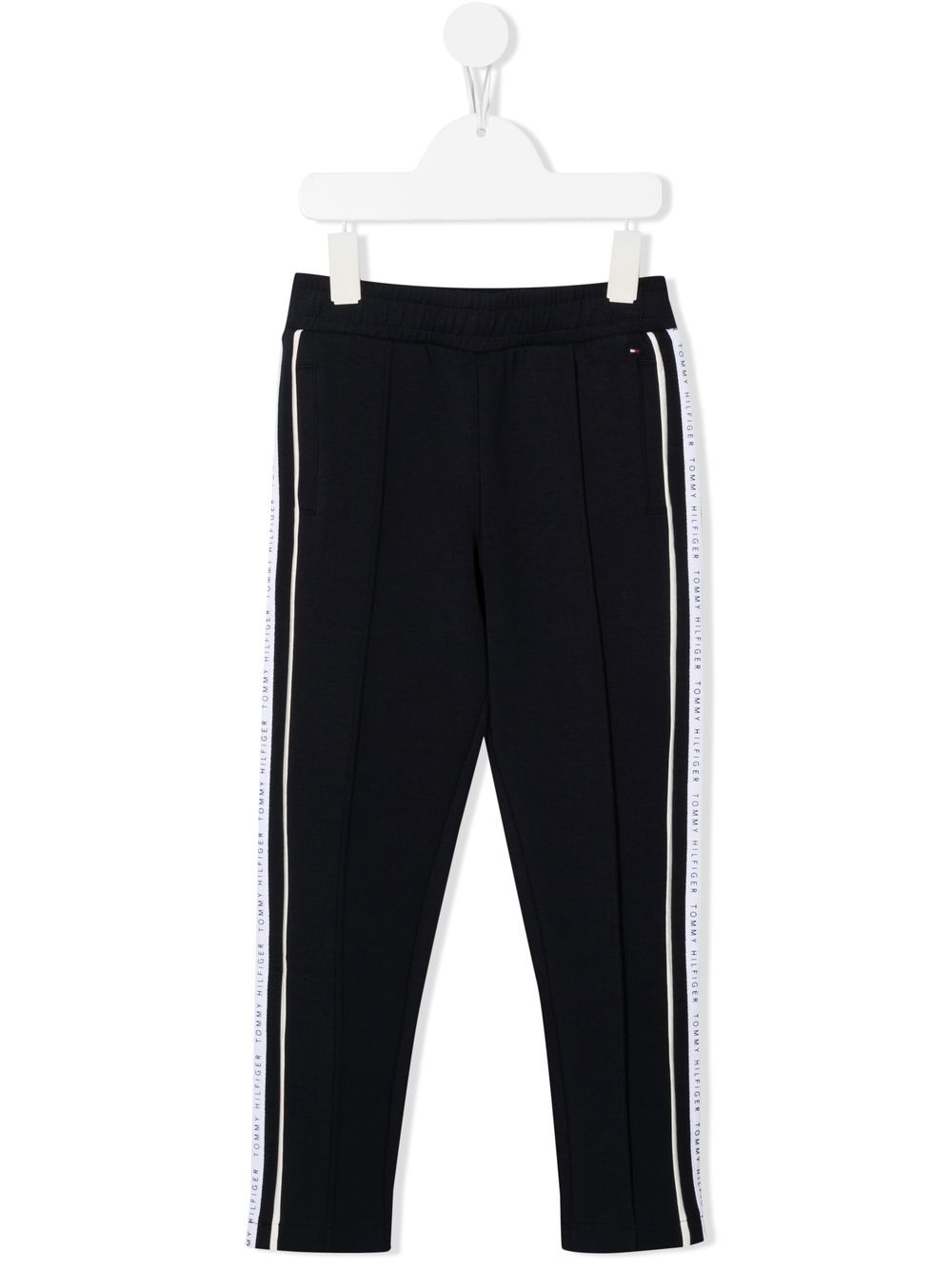Logo-tape track pants - Blue