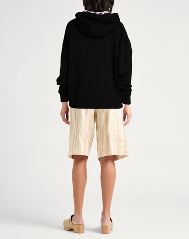 Woman Sweatshirt Black Size S Cotton
