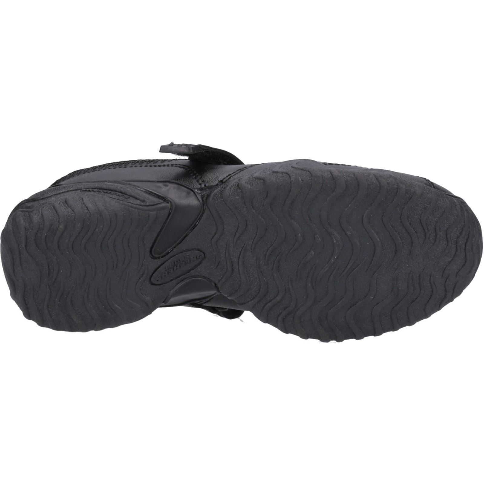 Skechers Velocity Pouty Leather Junior Black Shoe