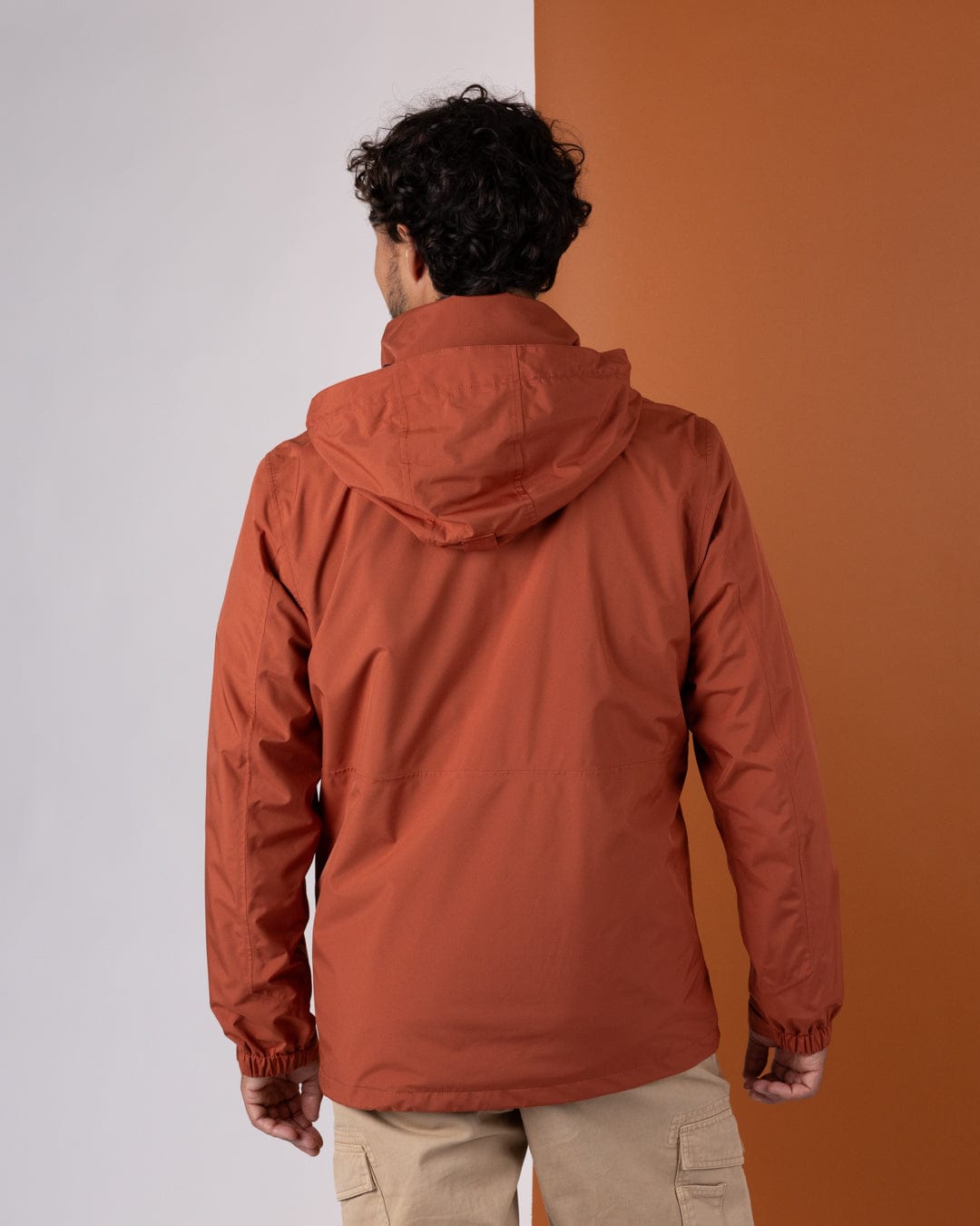 Saltrock Mens Whistler II - Waterproof Hooded Jacket - Orange