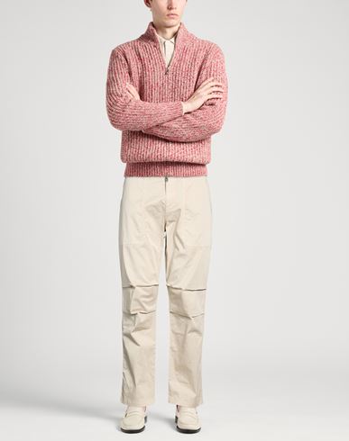 Man Pants Beige Size S Cotton, Elastane