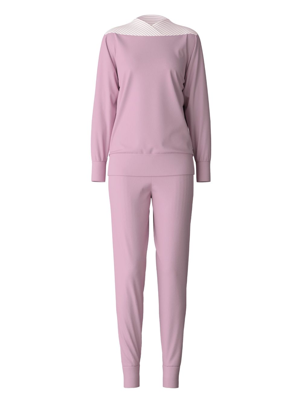 CALIDA striped-detail pajamas - Pink