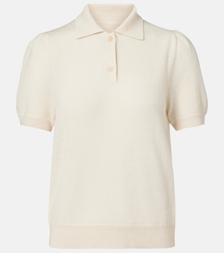 Cashmere polo sweater
