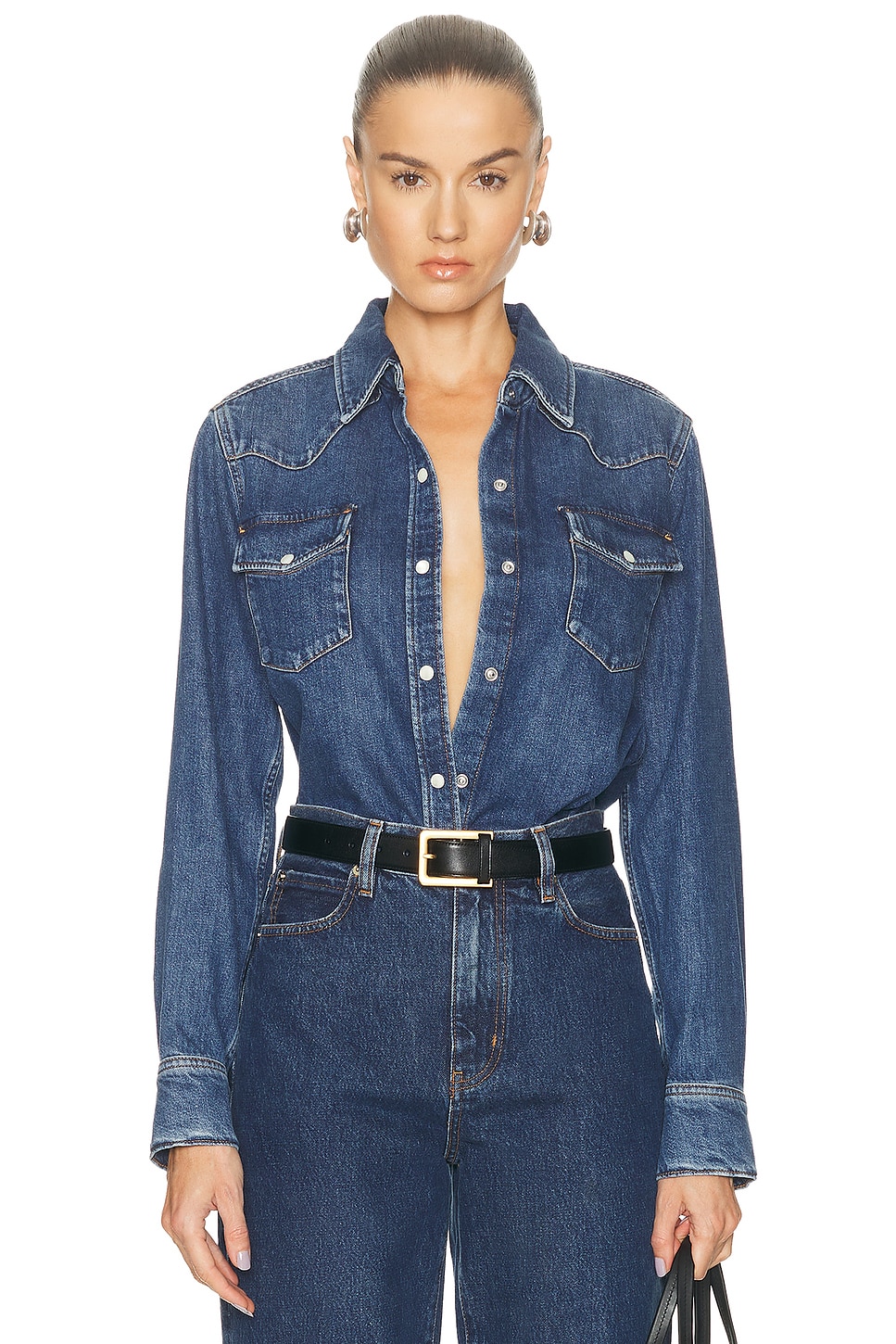 FRAME Classic Shirt in Morgan. M also in XS, S
