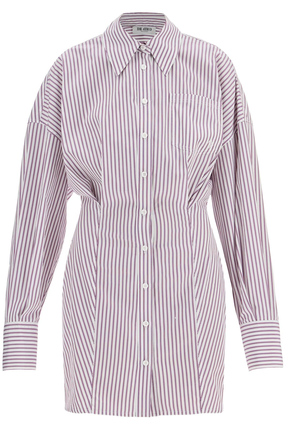 Mini Dress Striped Cotton