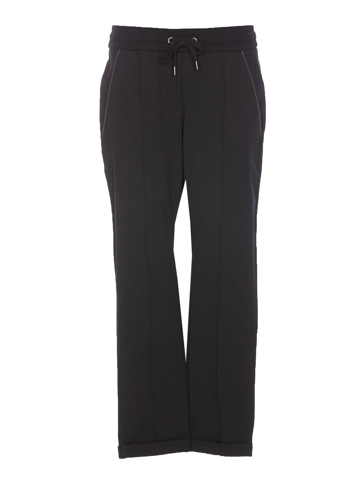 Monili-detail track trousers - Black