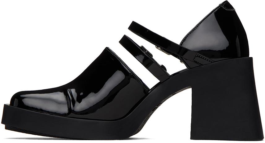 Justine Clenquet Black Jennie Mary-Jane Heels