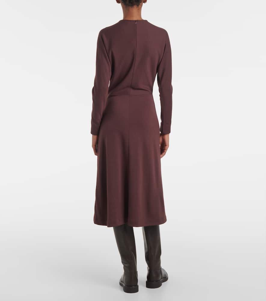 Wool midi dress