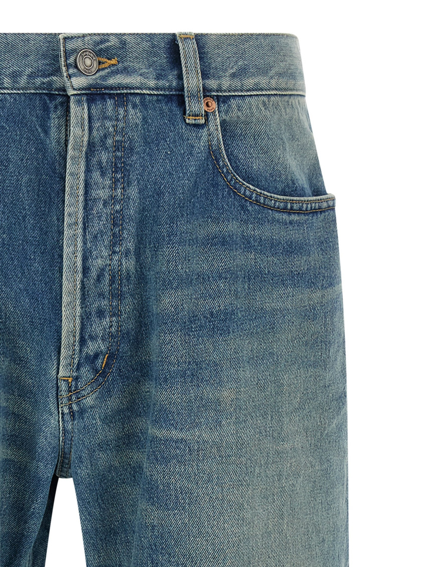 Saint Laurent - cotton straight-leg jean