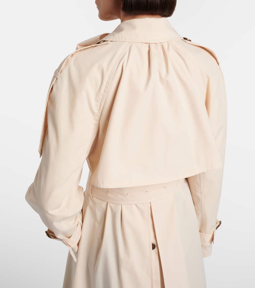 Belted trench coat