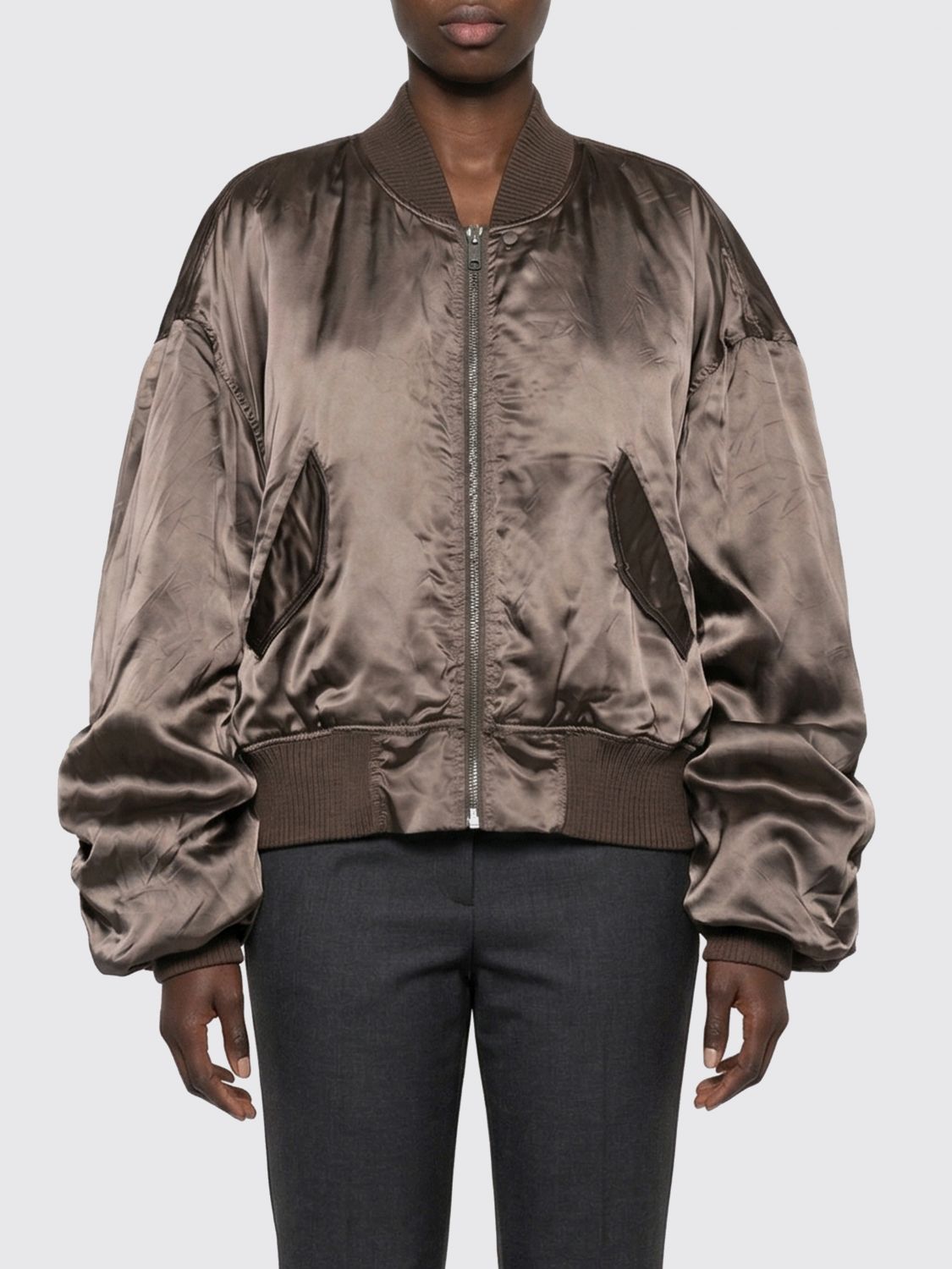 Jacket Woman color Grey