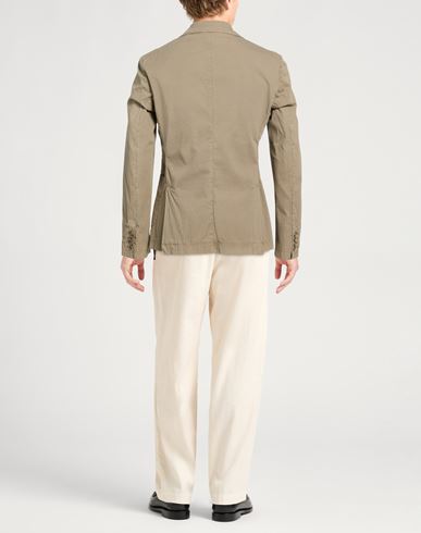 Man Blazer Taupe Size 38 Cotton, Elastane